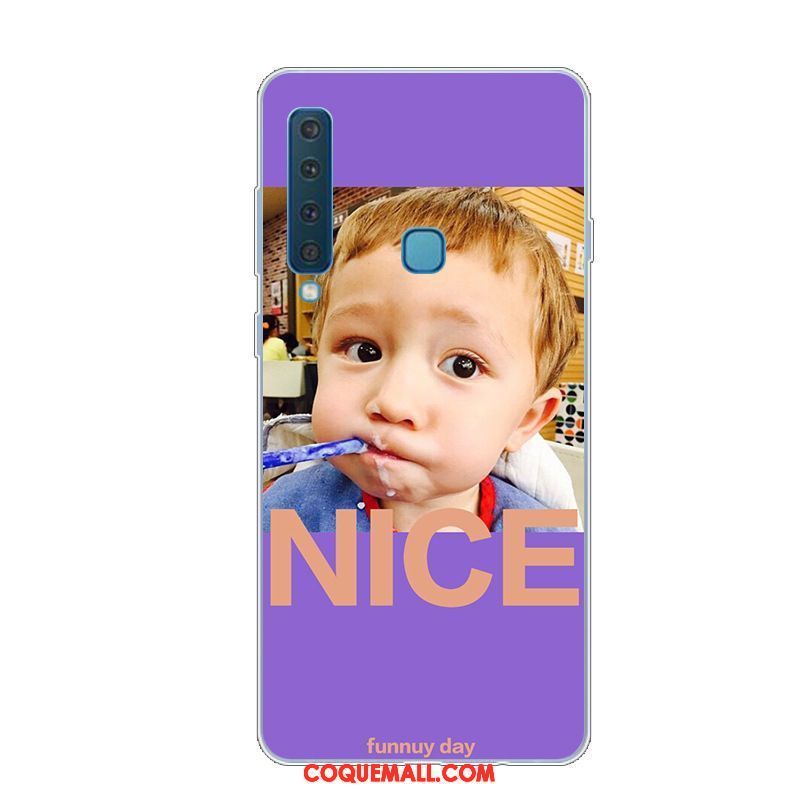 Étui Samsung Galaxy A9 2018 Silicone Personnalité Créatif, Coque Samsung Galaxy A9 2018 Clair Téléphone Portable