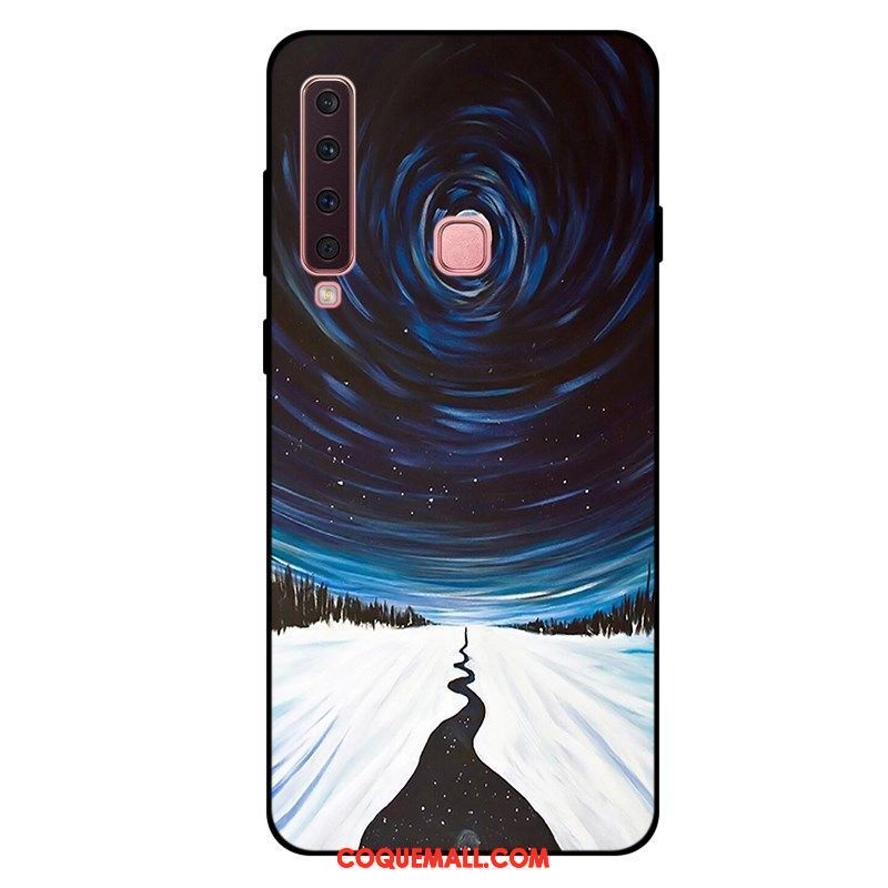 Étui Samsung Galaxy A9 2018 Silicone Téléphone Portable Étoile, Coque Samsung Galaxy A9 2018 Bleu Personnalisé