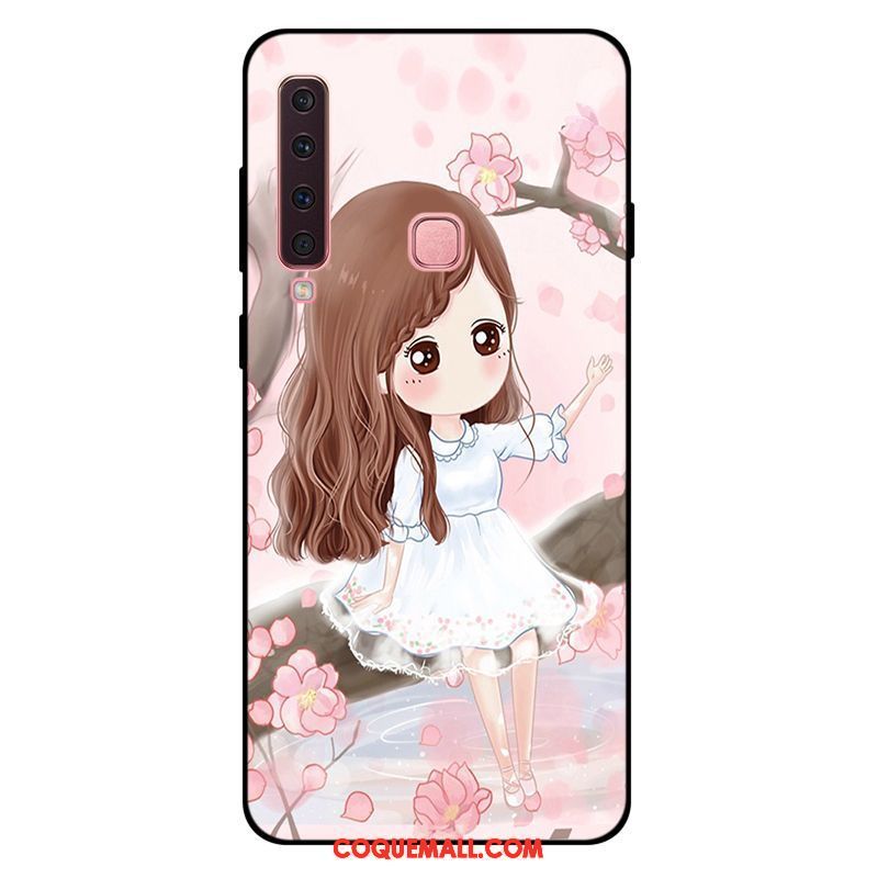 Étui Samsung Galaxy A9 2018 Tout Compris Protection Fluide Doux, Coque Samsung Galaxy A9 2018 Multicolore Art