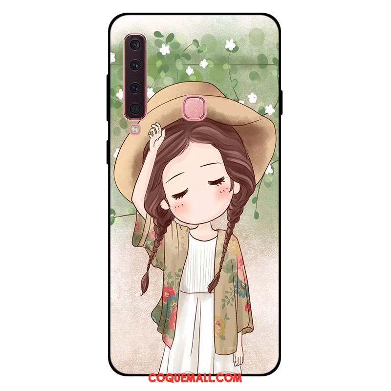 Étui Samsung Galaxy A9 2018 Tout Compris Protection Fluide Doux, Coque Samsung Galaxy A9 2018 Multicolore Art