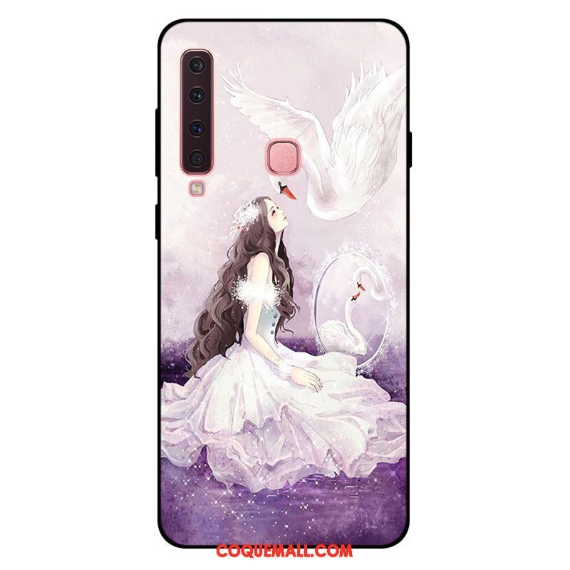 Étui Samsung Galaxy A9 2018 Tout Compris Protection Fluide Doux, Coque Samsung Galaxy A9 2018 Multicolore Art