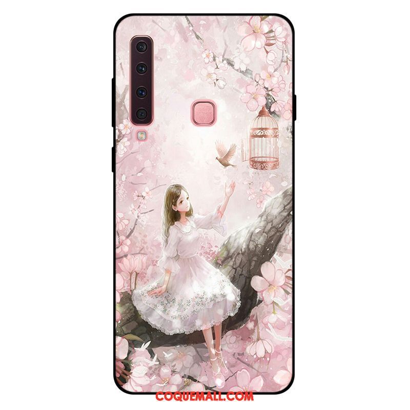 Étui Samsung Galaxy A9 2018 Tout Compris Protection Fluide Doux, Coque Samsung Galaxy A9 2018 Multicolore Art