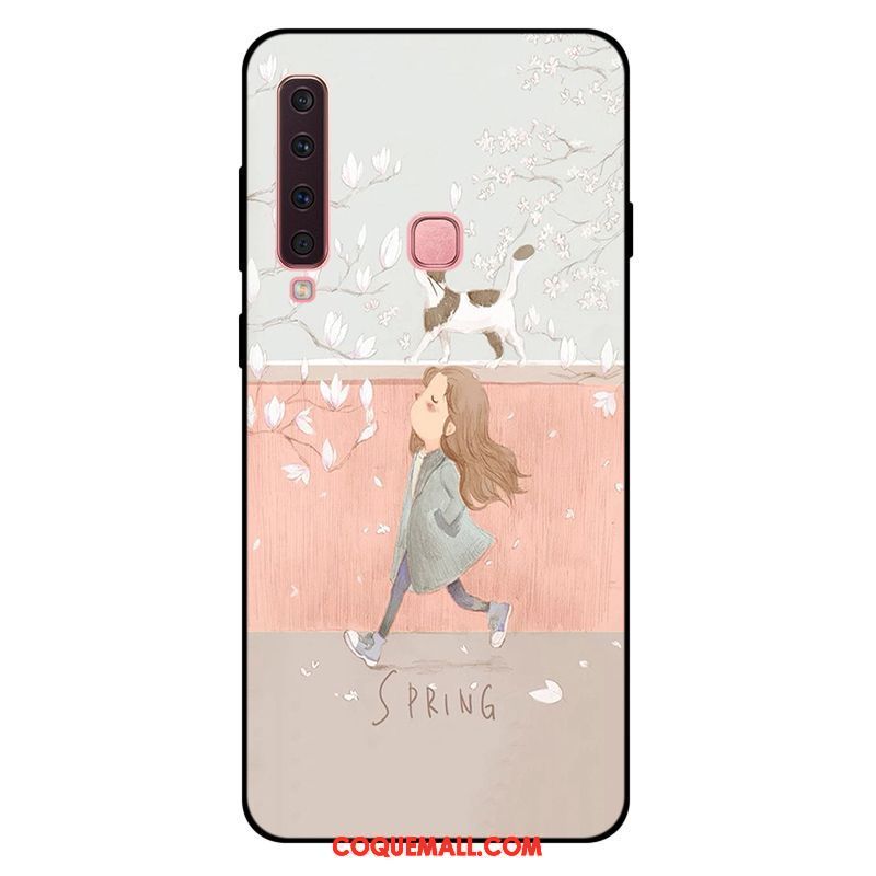 Étui Samsung Galaxy A9 2018 Tout Compris Protection Fluide Doux, Coque Samsung Galaxy A9 2018 Multicolore Art