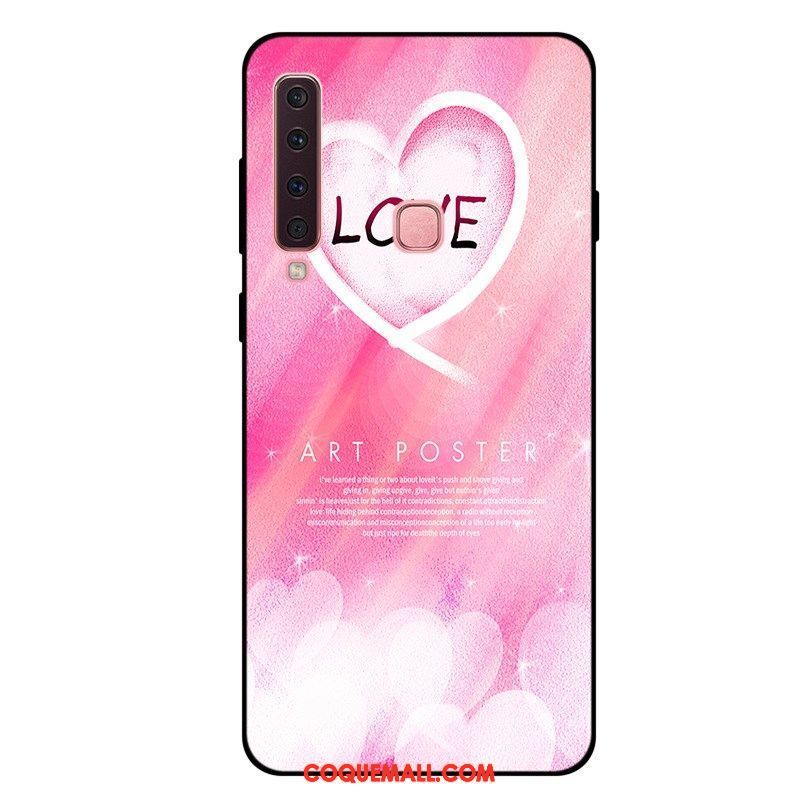 Étui Samsung Galaxy A9 2018 Tout Compris Rose Fluide Doux, Coque Samsung Galaxy A9 2018 Personnalisé Téléphone Portable