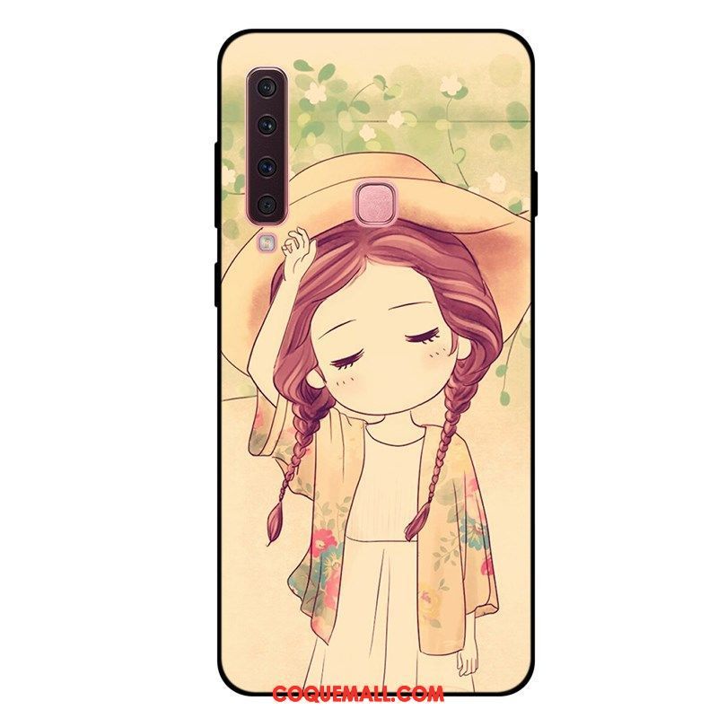 Étui Samsung Galaxy A9 2018 Tout Compris Rose Fluide Doux, Coque Samsung Galaxy A9 2018 Personnalisé Téléphone Portable