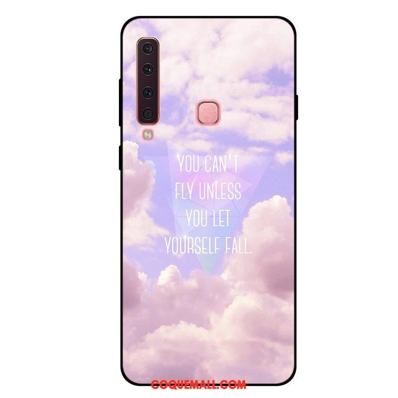 Étui Samsung Galaxy A9 2018 Tout Compris Rose Fluide Doux, Coque Samsung Galaxy A9 2018 Personnalisé Téléphone Portable