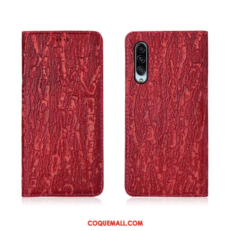 Étui Samsung Galaxy A90 5g Arbres Cuir Véritable Protection, Coque Samsung Galaxy A90 5g Téléphone Portable Incassable