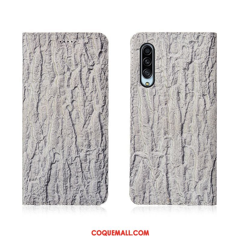 Étui Samsung Galaxy A90 5g Arbres Cuir Véritable Protection, Coque Samsung Galaxy A90 5g Téléphone Portable Incassable