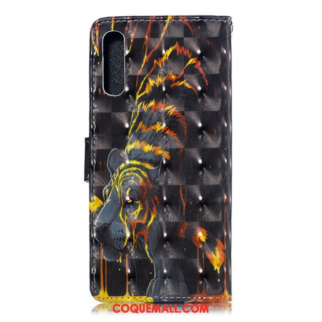 Étui Samsung Galaxy A90 5g Clamshell Noir Téléphone Portable, Coque Samsung Galaxy A90 5g Étoile Protection