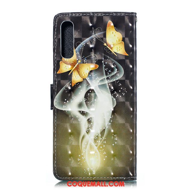 Étui Samsung Galaxy A90 5g Clamshell Noir Téléphone Portable, Coque Samsung Galaxy A90 5g Étoile Protection