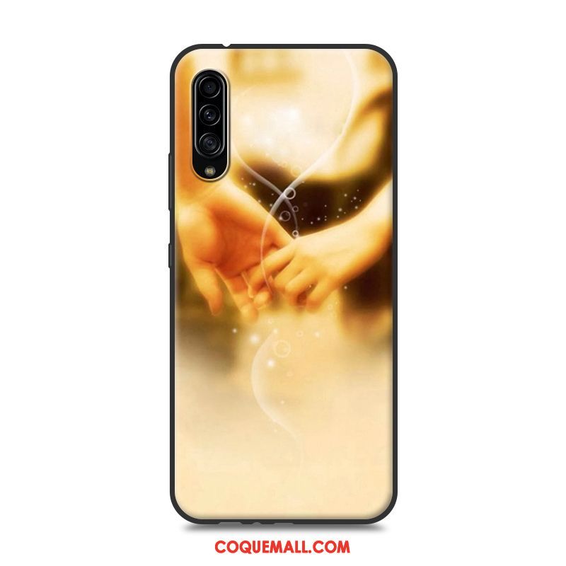 Étui Samsung Galaxy A90 5g Délavé En Daim Incassable Téléphone Portable, Coque Samsung Galaxy A90 5g Nouveau Jaune