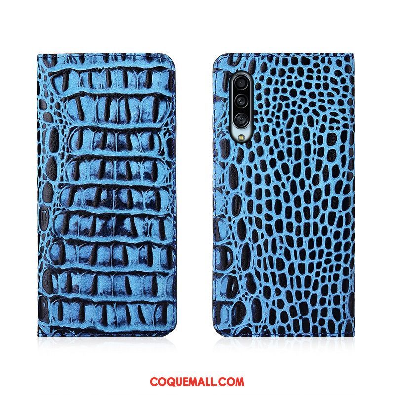 Étui Samsung Galaxy A90 5g En Cuir Kaki Marque De Tendance, Coque Samsung Galaxy A90 5g Cuir Véritable Silicone