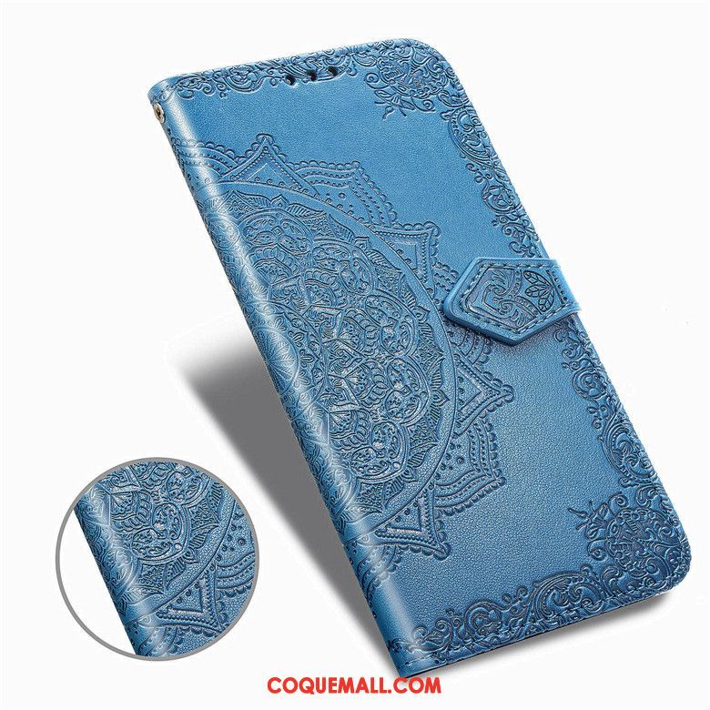 Étui Samsung Galaxy A90 5g En Cuir Étoile Gris, Coque Samsung Galaxy A90 5g Incassable Protection