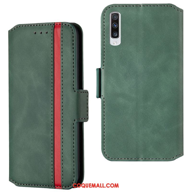 Étui Samsung Galaxy A90 5g En Cuir Étoile Incassable, Coque Samsung Galaxy A90 5g Membrane Tout Compris Braun