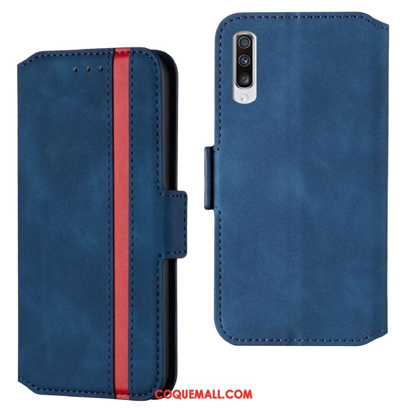 Étui Samsung Galaxy A90 5g En Cuir Étoile Incassable, Coque Samsung Galaxy A90 5g Membrane Tout Compris Braun