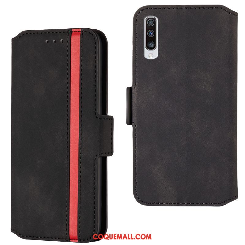 Étui Samsung Galaxy A90 5g En Cuir Étoile Incassable, Coque Samsung Galaxy A90 5g Membrane Tout Compris Braun