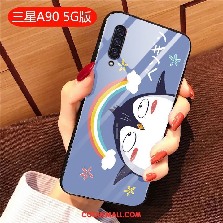 Étui Samsung Galaxy A90 5g Rat Créatif Charmant, Coque Samsung Galaxy A90 5g Étoile Incassable