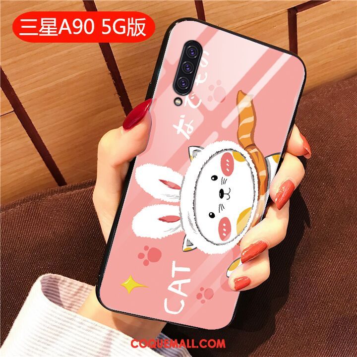 Étui Samsung Galaxy A90 5g Rat Créatif Charmant, Coque Samsung Galaxy A90 5g Étoile Incassable