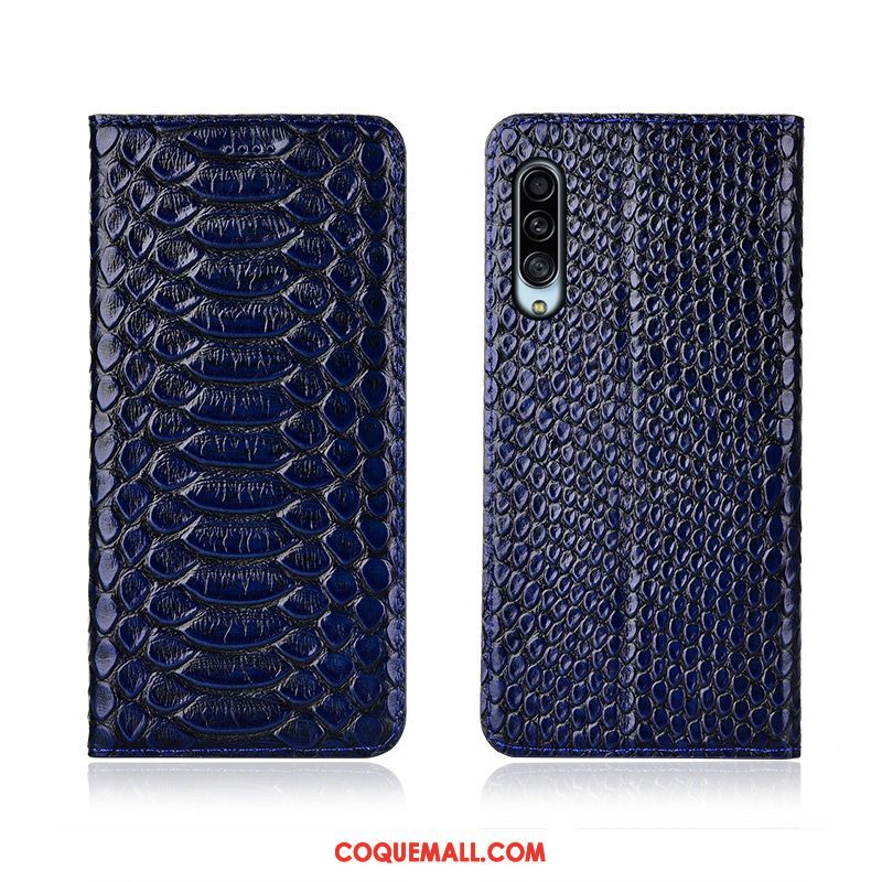 Étui Samsung Galaxy A90 5g Silicone En Cuir Clamshell, Coque Samsung Galaxy A90 5g Nouveau Cuir Véritable