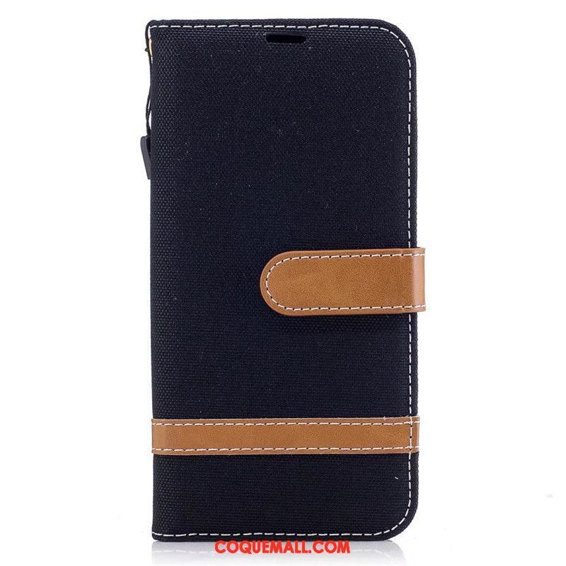 Étui Samsung Galaxy J3 2017 En Denim Étoile Clamshell, Coque Samsung Galaxy J3 2017 Protection Téléphone Portable