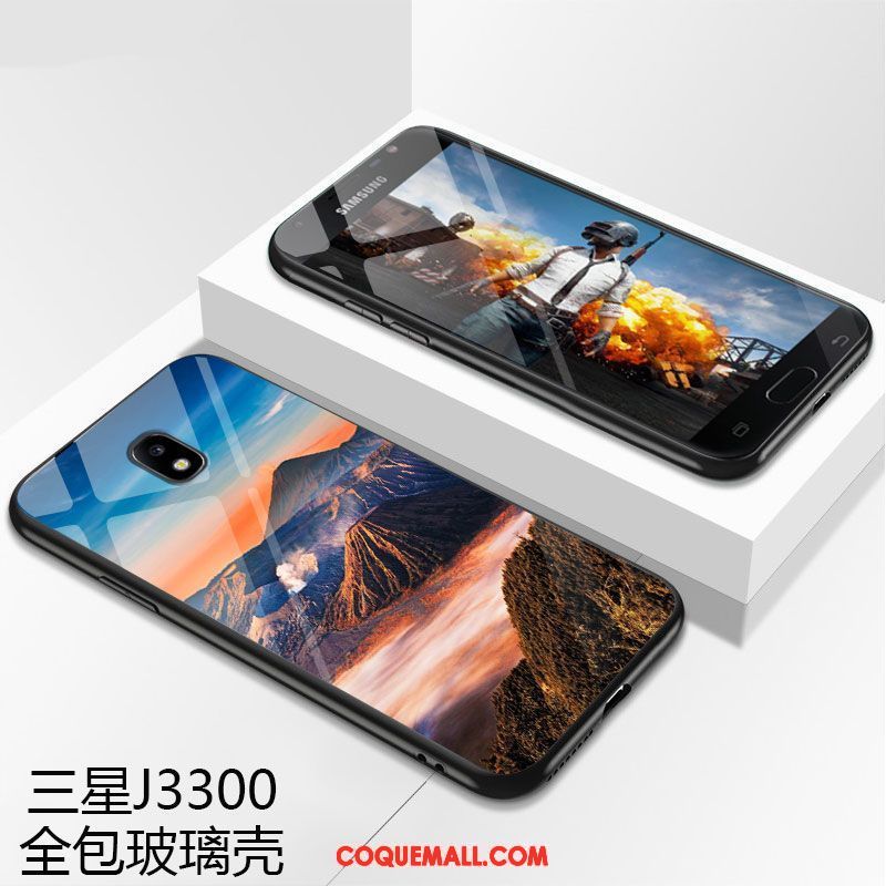 Étui Samsung Galaxy J3 2017 Incassable Téléphone Portable Verre, Coque Samsung Galaxy J3 2017 Étoile Créatif