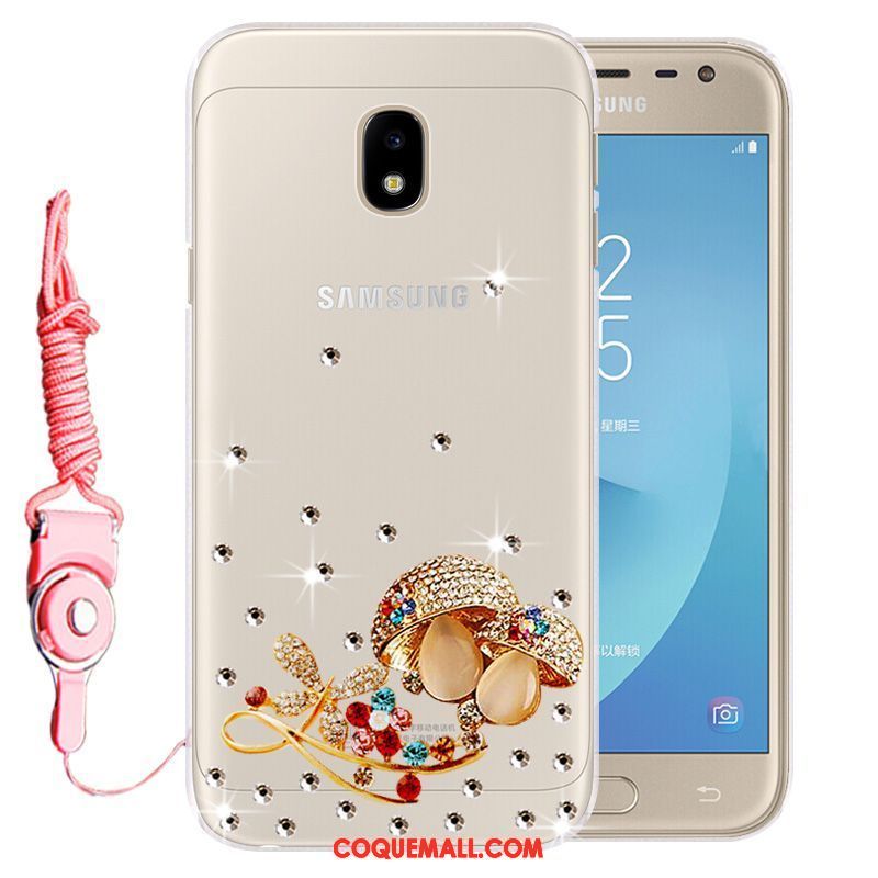 Étui Samsung Galaxy J3 2017 Incassable Téléphone Portable Étoile, Coque Samsung Galaxy J3 2017 Protection Fluide Doux