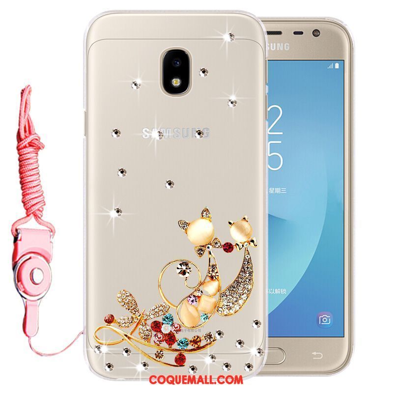 Étui Samsung Galaxy J3 2017 Incassable Téléphone Portable Étoile, Coque Samsung Galaxy J3 2017 Protection Fluide Doux