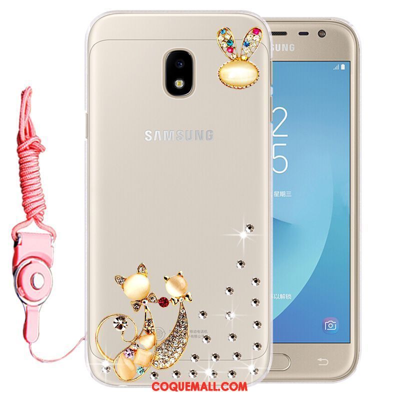 Étui Samsung Galaxy J3 2017 Incassable Téléphone Portable Étoile, Coque Samsung Galaxy J3 2017 Protection Fluide Doux