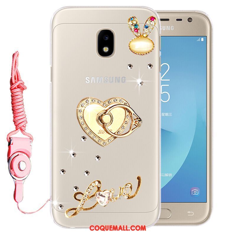 Étui Samsung Galaxy J3 2017 Incassable Téléphone Portable Étoile, Coque Samsung Galaxy J3 2017 Protection Fluide Doux