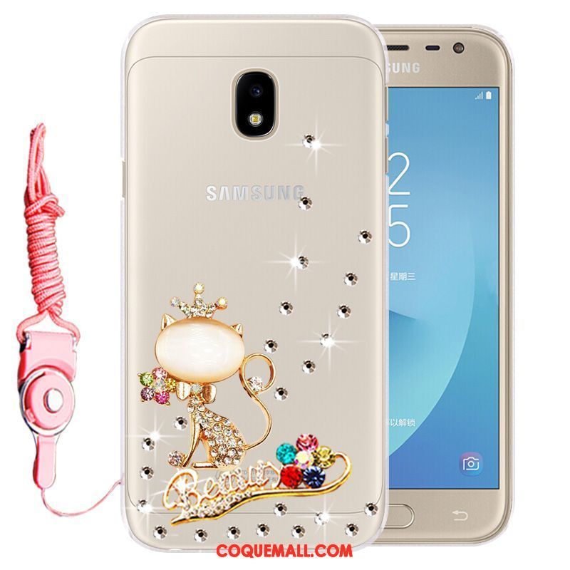 Étui Samsung Galaxy J3 2017 Incassable Téléphone Portable Étoile, Coque Samsung Galaxy J3 2017 Protection Fluide Doux