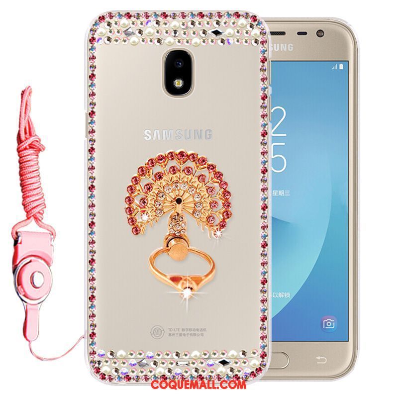 Étui Samsung Galaxy J3 2017 Incassable Téléphone Portable Étoile, Coque Samsung Galaxy J3 2017 Protection Fluide Doux