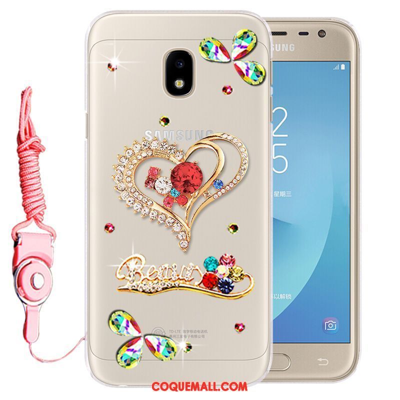 Étui Samsung Galaxy J3 2017 Incassable Téléphone Portable Étoile, Coque Samsung Galaxy J3 2017 Protection Fluide Doux