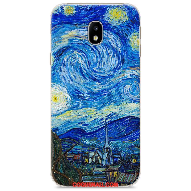 Étui Samsung Galaxy J3 2017 Personnalité Peinture Difficile, Coque Samsung Galaxy J3 2017 Protection Dessin Animé