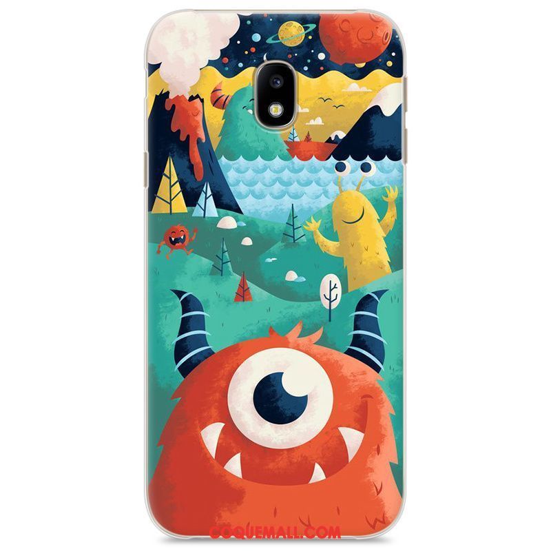 Étui Samsung Galaxy J3 2017 Personnalité Peinture Difficile, Coque Samsung Galaxy J3 2017 Protection Dessin Animé