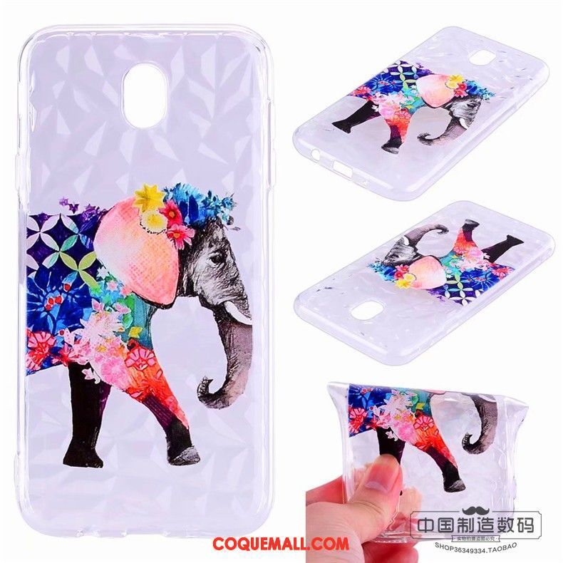 Étui Samsung Galaxy J3 2017 Protection Tout Compris Fluide Doux, Coque Samsung Galaxy J3 2017 Silicone Multicolore