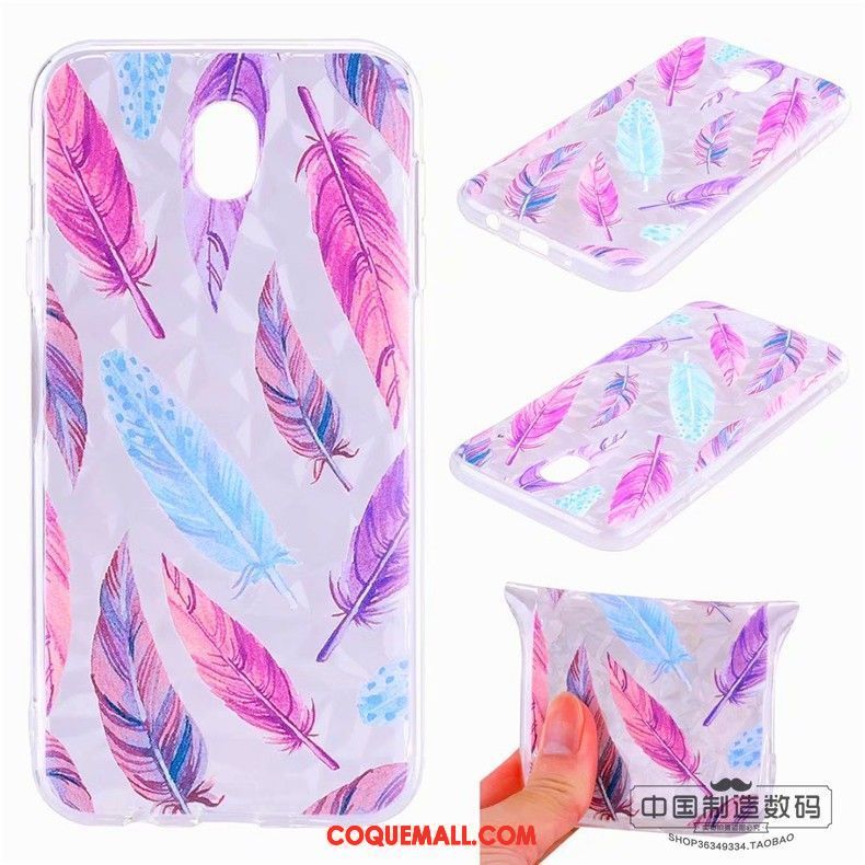 Étui Samsung Galaxy J3 2017 Protection Tout Compris Fluide Doux, Coque Samsung Galaxy J3 2017 Silicone Multicolore