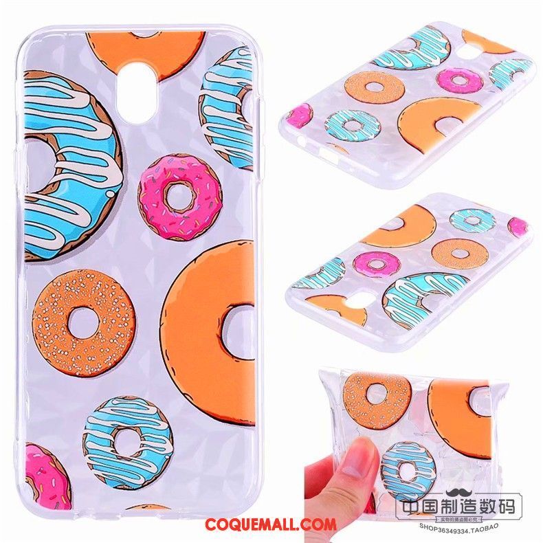 Étui Samsung Galaxy J3 2017 Protection Tout Compris Fluide Doux, Coque Samsung Galaxy J3 2017 Silicone Multicolore