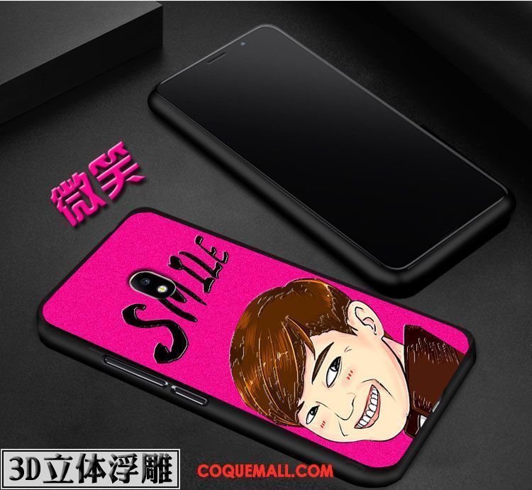 Étui Samsung Galaxy J3 2017 Rouge Protection Tendance, Coque Samsung Galaxy J3 2017 Étoile Graffiti