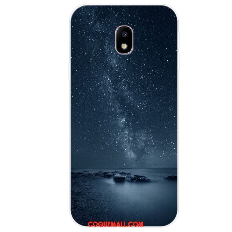 Étui Samsung Galaxy J3 2017 Silicone Art Téléphone Portable, Coque Samsung Galaxy J3 2017 Simple Étoile