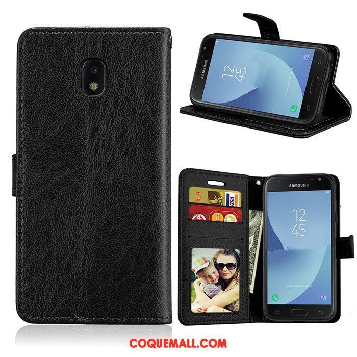 Étui Samsung Galaxy J3 2017 Silicone Étui En Cuir Étoile, Coque Samsung Galaxy J3 2017 Téléphone Portable Incassable