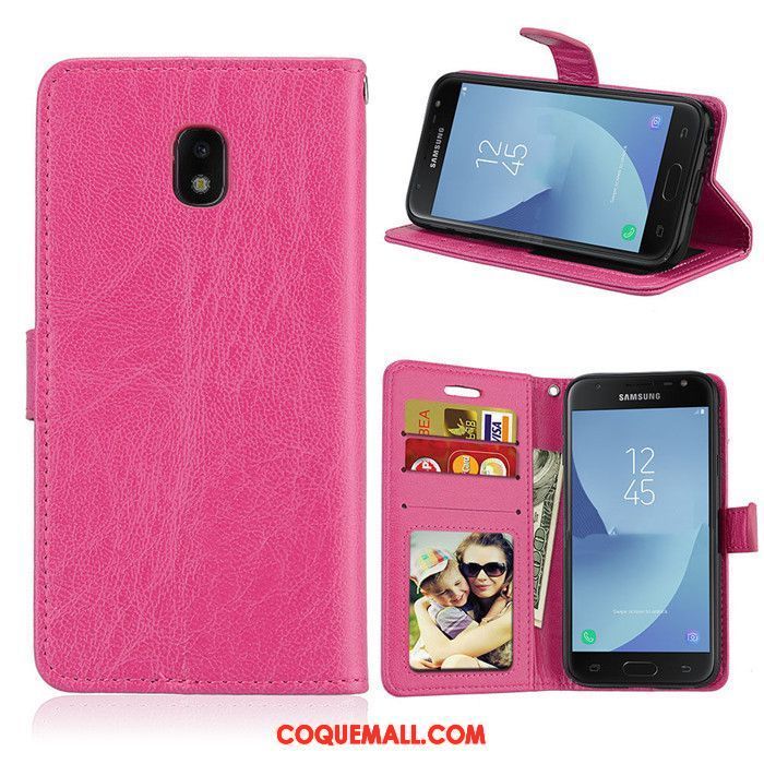 Étui Samsung Galaxy J3 2017 Silicone Étui En Cuir Étoile, Coque Samsung Galaxy J3 2017 Téléphone Portable Incassable