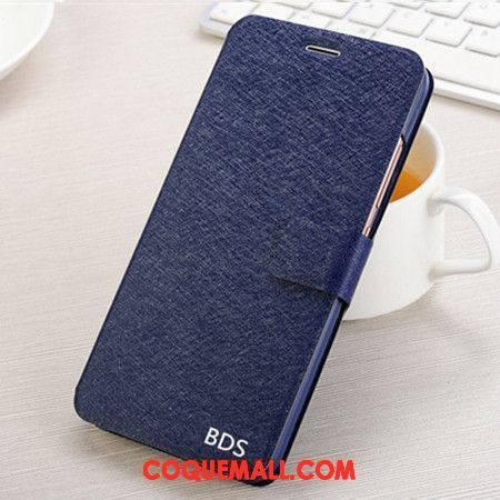 Étui Samsung Galaxy J3 2017 Téléphone Portable Clamshell Bleu Marin, Coque Samsung Galaxy J3 2017 Protection Étoile