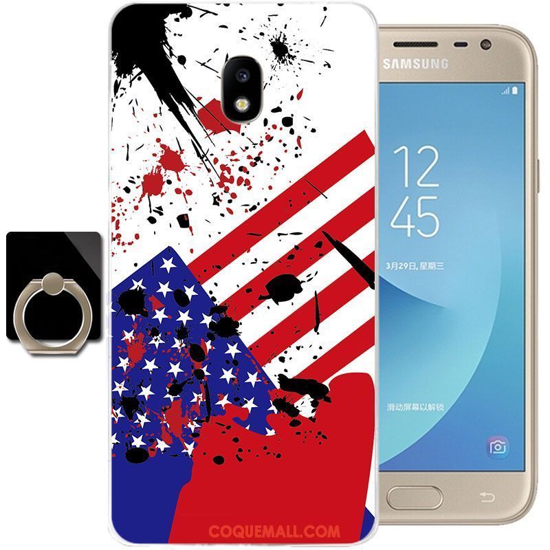 Étui Samsung Galaxy J3 2017 Téléphone Portable Transparent Fluide Doux, Coque Samsung Galaxy J3 2017 Incassable Tout Compris