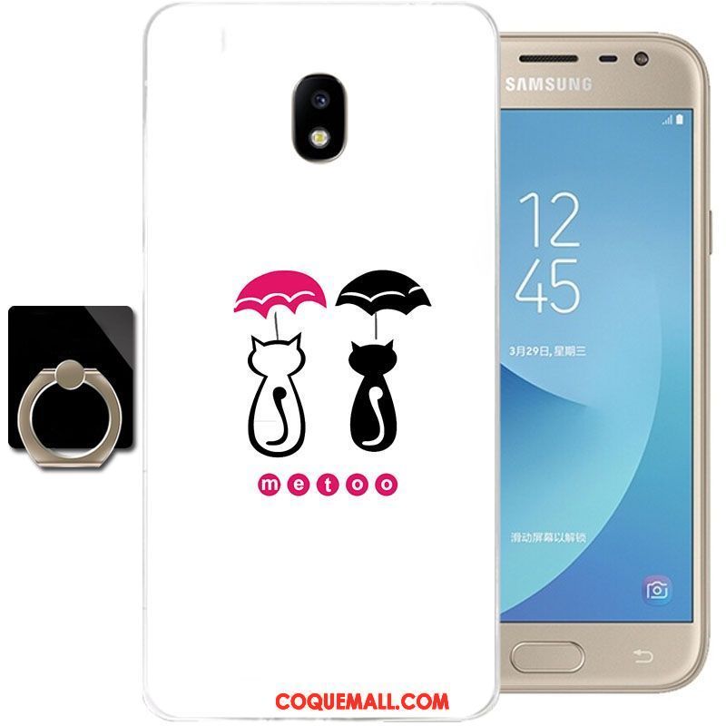 Étui Samsung Galaxy J3 2017 Téléphone Portable Transparent Fluide Doux, Coque Samsung Galaxy J3 2017 Incassable Tout Compris