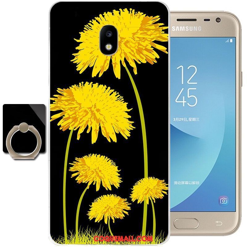 Étui Samsung Galaxy J3 2017 Téléphone Portable Transparent Fluide Doux, Coque Samsung Galaxy J3 2017 Incassable Tout Compris