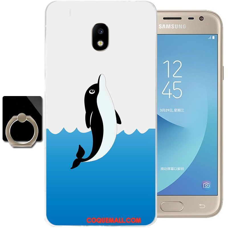 Étui Samsung Galaxy J3 2017 Téléphone Portable Transparent Fluide Doux, Coque Samsung Galaxy J3 2017 Incassable Tout Compris