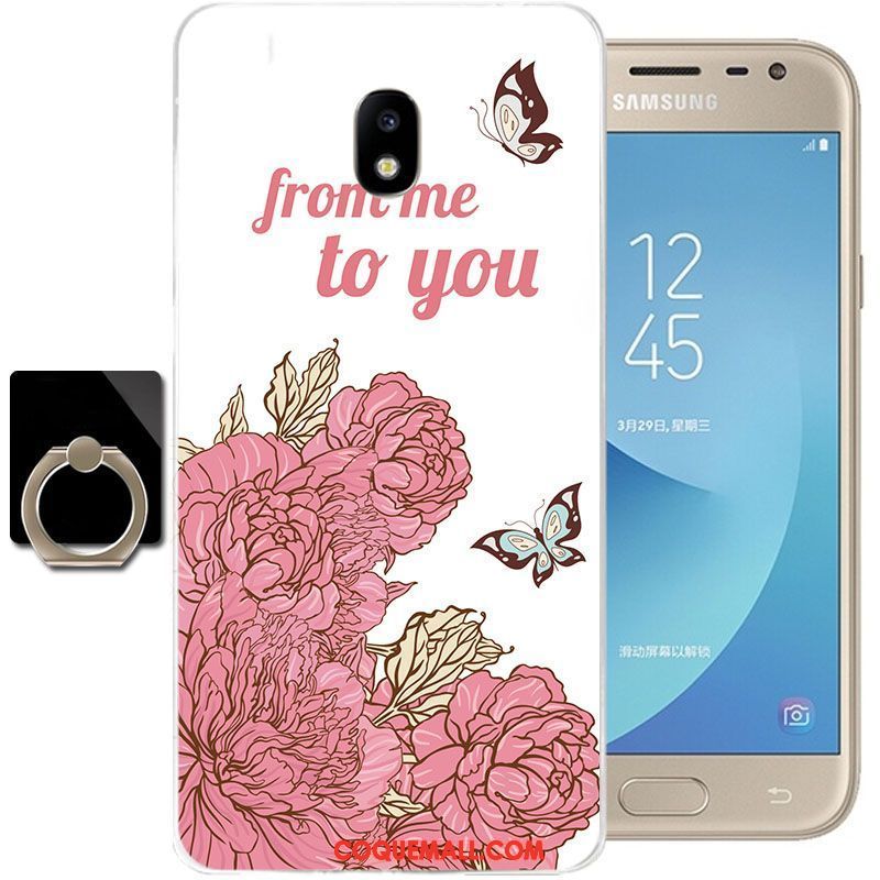 Étui Samsung Galaxy J3 2017 Téléphone Portable Transparent Fluide Doux, Coque Samsung Galaxy J3 2017 Incassable Tout Compris