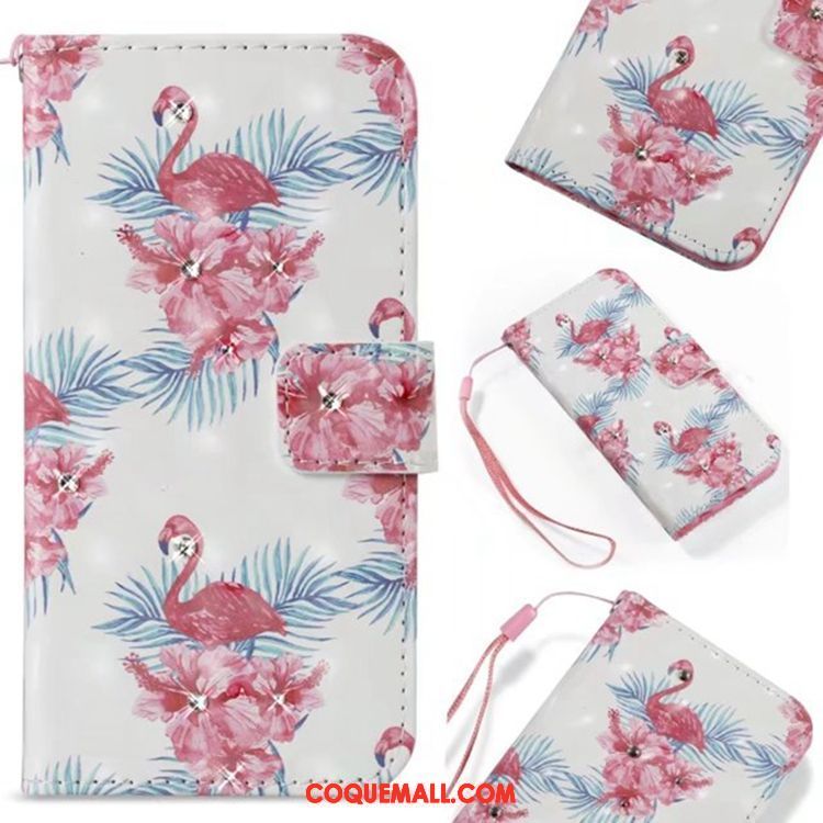 Étui Samsung Galaxy J3 2017 Étoile Rose Étui En Cuir, Coque Samsung Galaxy J3 2017 Téléphone Portable