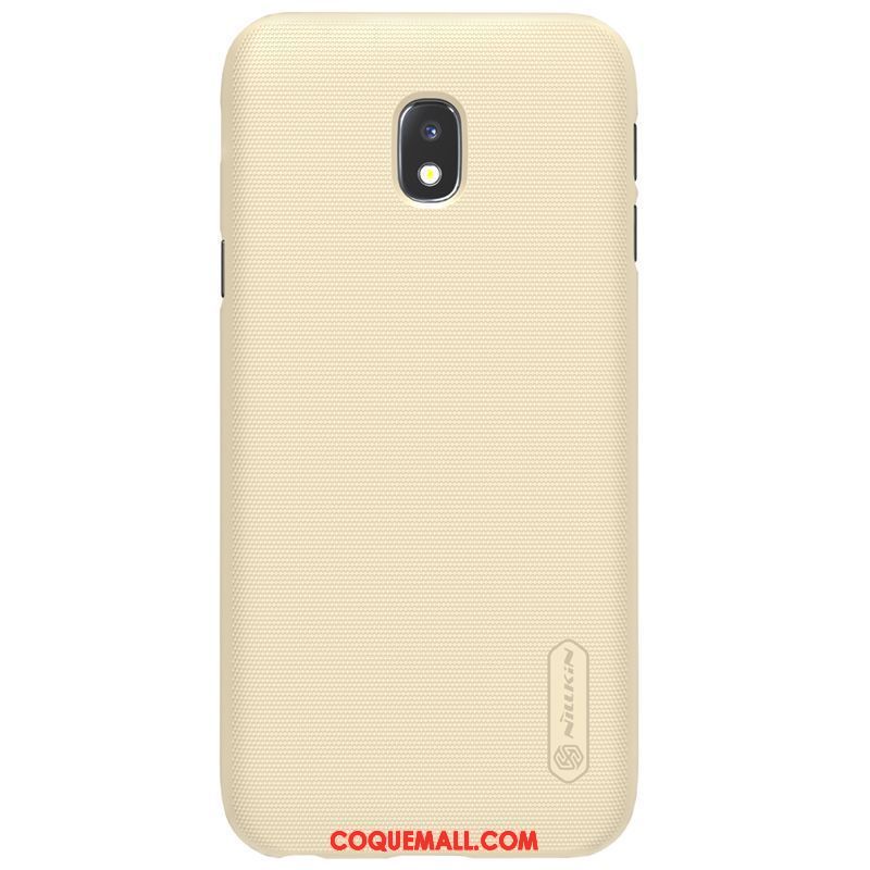 Étui Samsung Galaxy J5 2017 Or Téléphone Portable Délavé En Daim, Coque Samsung Galaxy J5 2017 Étoile Rouge