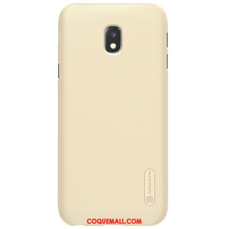 Étui Samsung Galaxy J5 2017 Or Téléphone Portable Délavé En Daim, Coque Samsung Galaxy J5 2017 Étoile Rouge